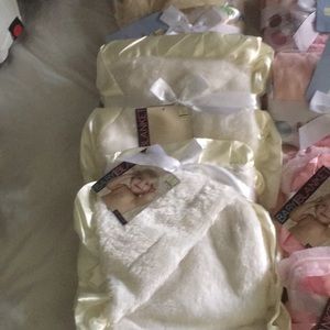 silver one baby blanket